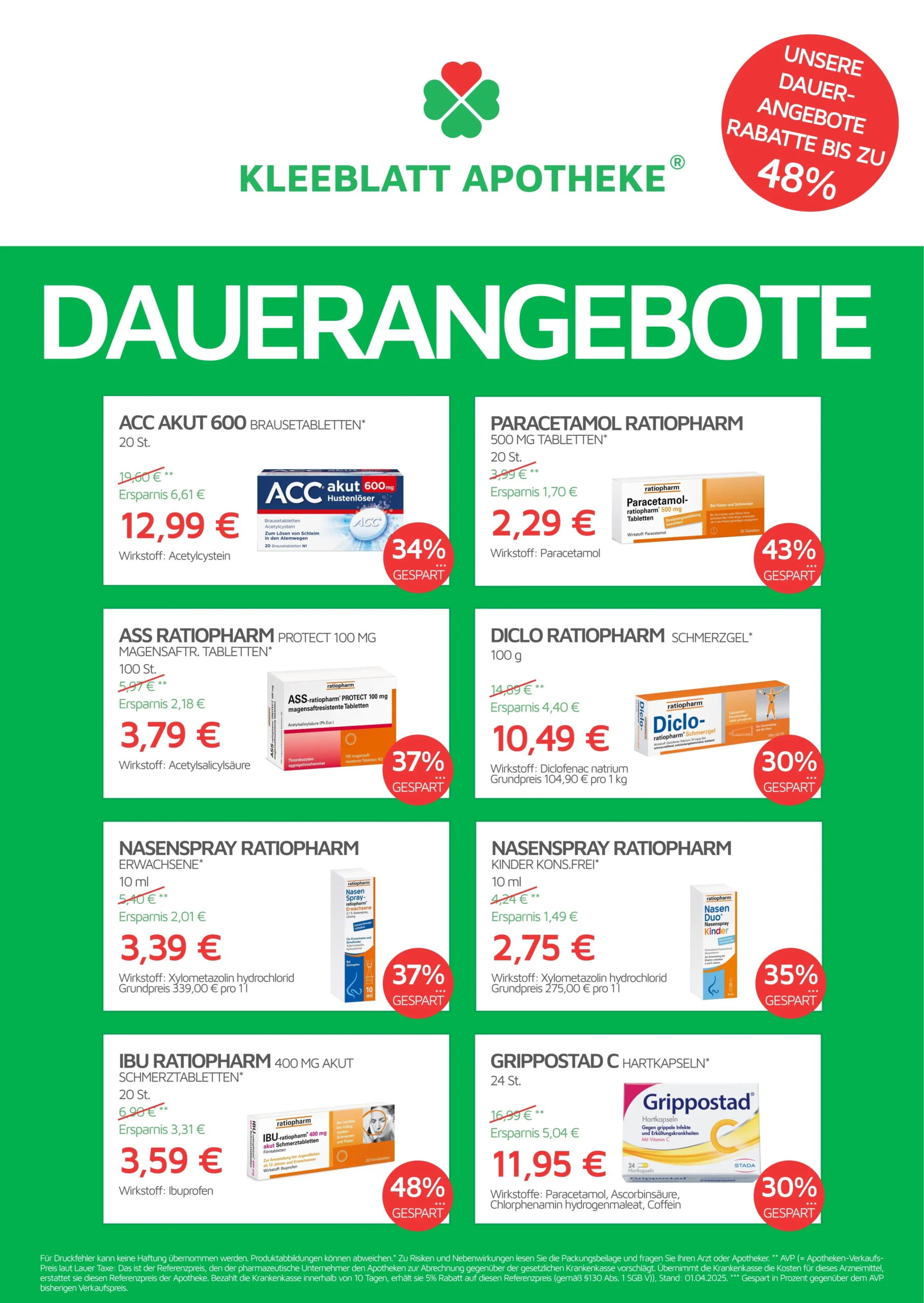 Dauerangebote